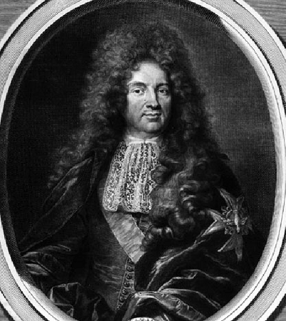 Charles Colbert de Croissy - Gravure de Gérard Edelinck d'après Hyacinthe Rigaud